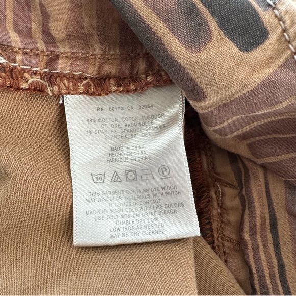Anthropologie Relaxed Chino Shorts Tan Cotton Stretch Spring Summer - Picture 9 of 12